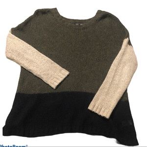 TOPSHOP color block sweater.